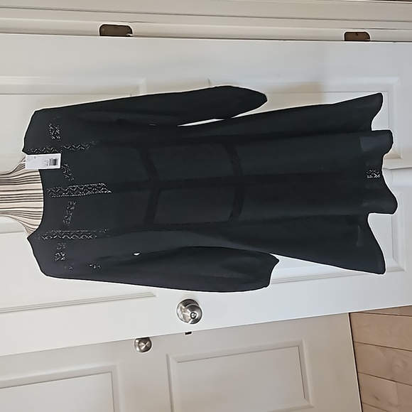 OUTERKNOWN Hawaiian South Shore Black Mini Dress % 100 Organic Cotton Size XS/TP - Picture 2 of 16